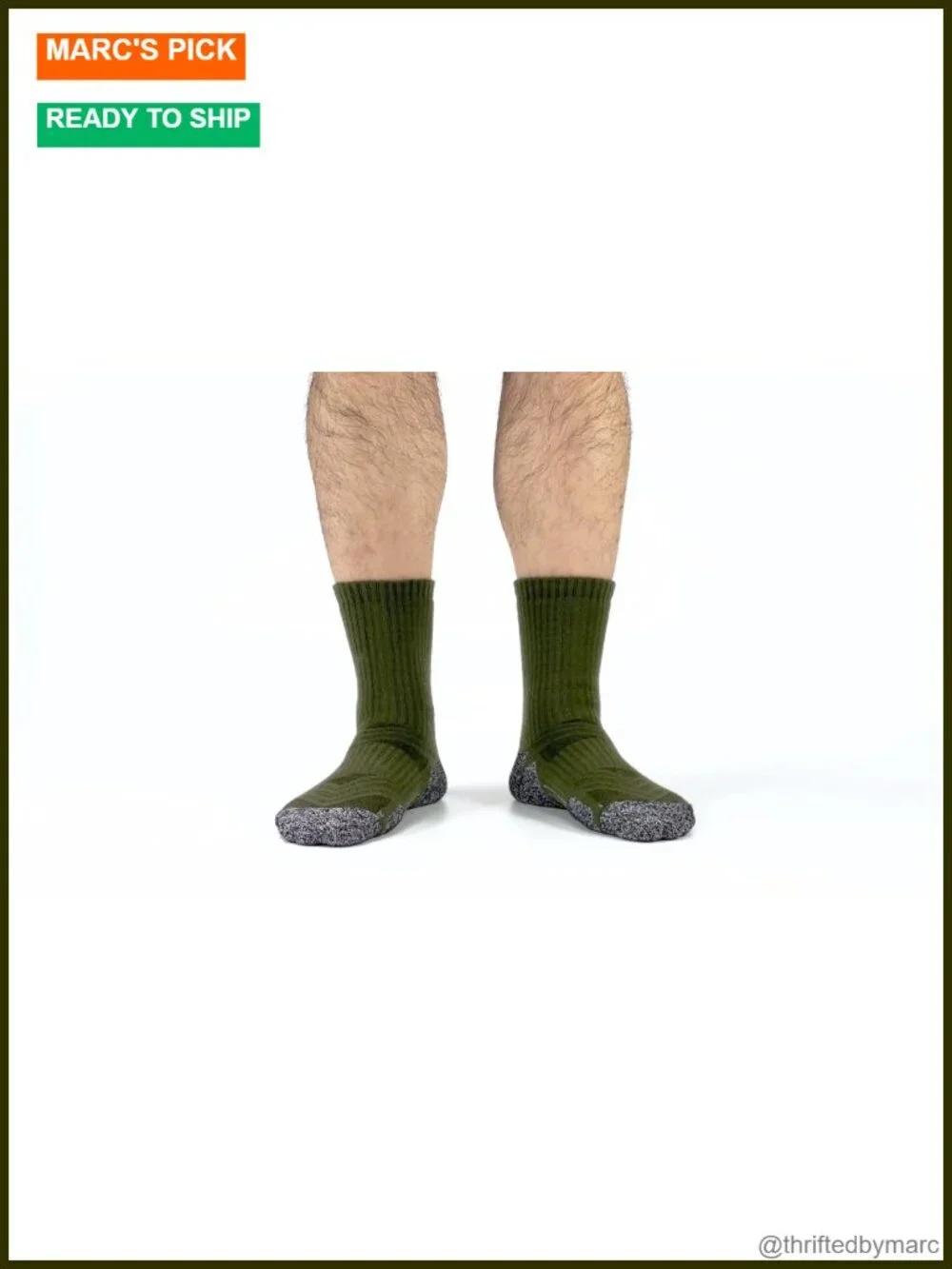 Crew Hiking Socks, Cushion, Moisture Wicking, Arch Compression Boot Socks